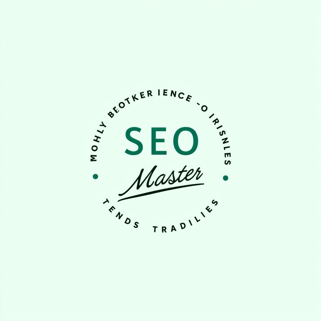 Simple evergreen wordmark logo reading Irish SEO Strategy Academy with clean sans-serif type and a small gold dot accent, minimal shapes for easy rendering.